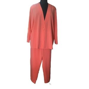 Susan Graver Pant Suit Two Piece Plus Size